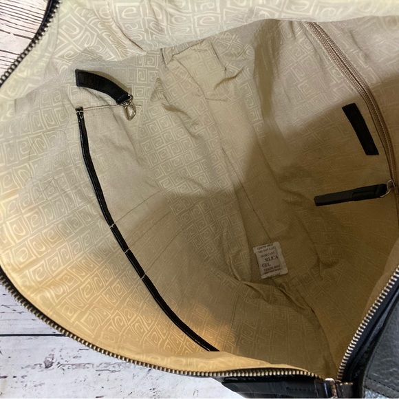 Ellington Bags Ellington Vintage Italian Leather Large Noir Zipper